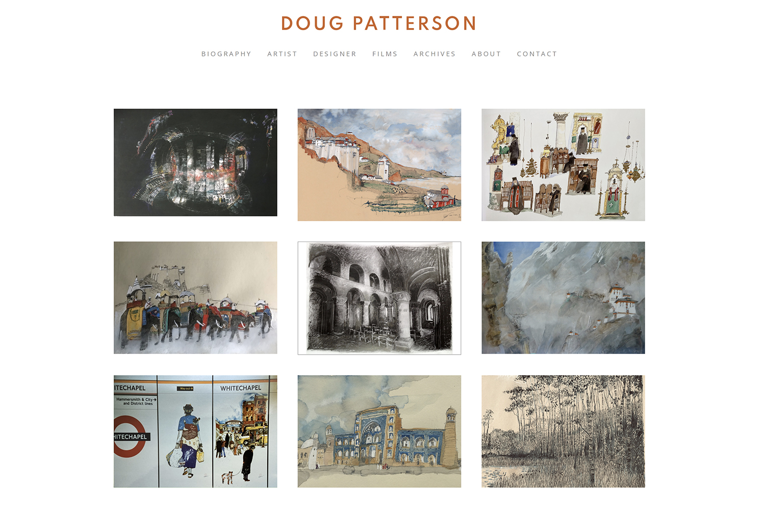 Doug Patterson artist website