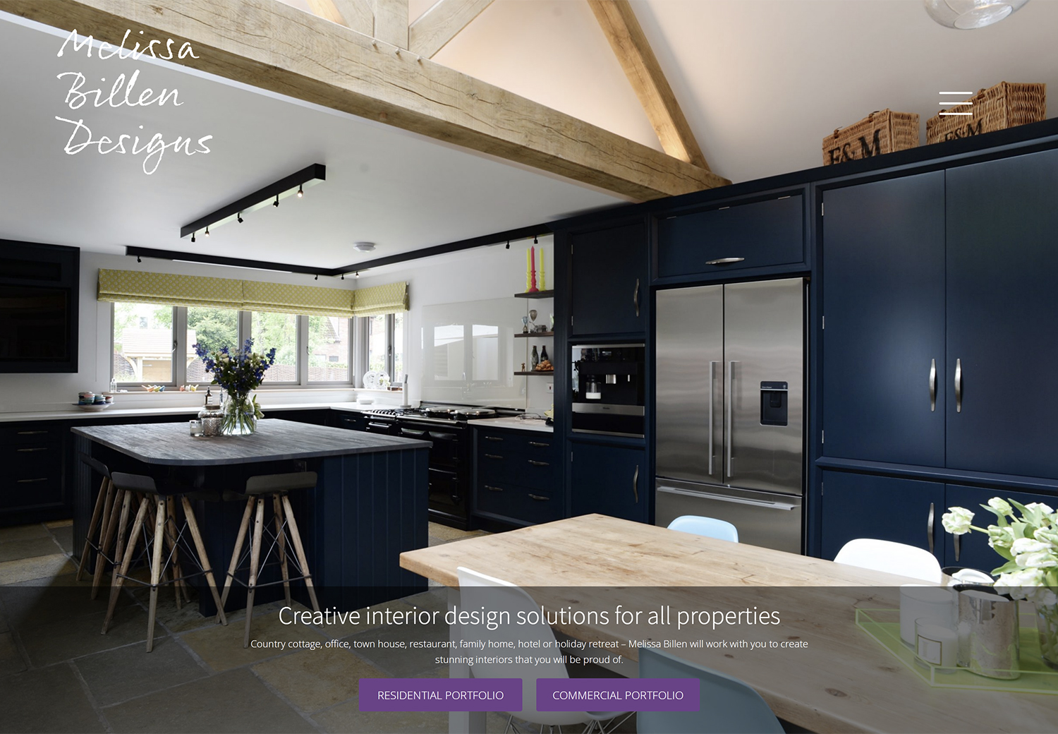 Melissa Billen Designs interior design website